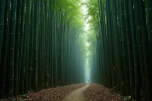 Forêt de bambous dense en Asie du Sud-Est évoquant les pratiques historiques de torture au bambou